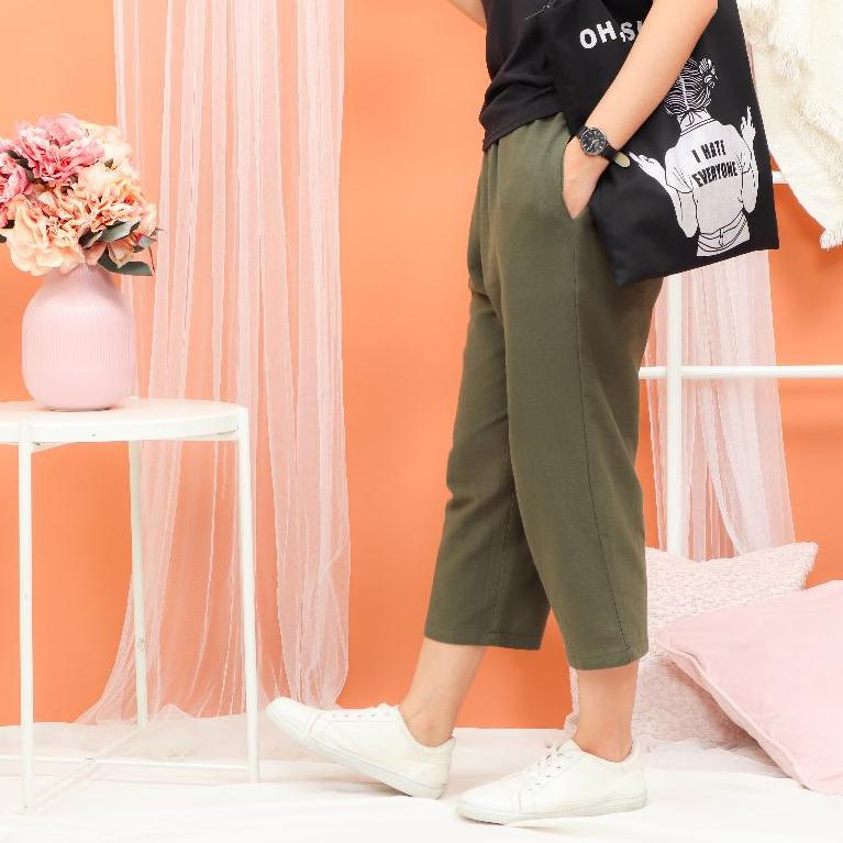 KAHFI PANTS - CELANA WANITA KOREA CELANA N CELANA PANJANG WANITA CELANA SANTAI CELANA 7/8 CELANA ANK