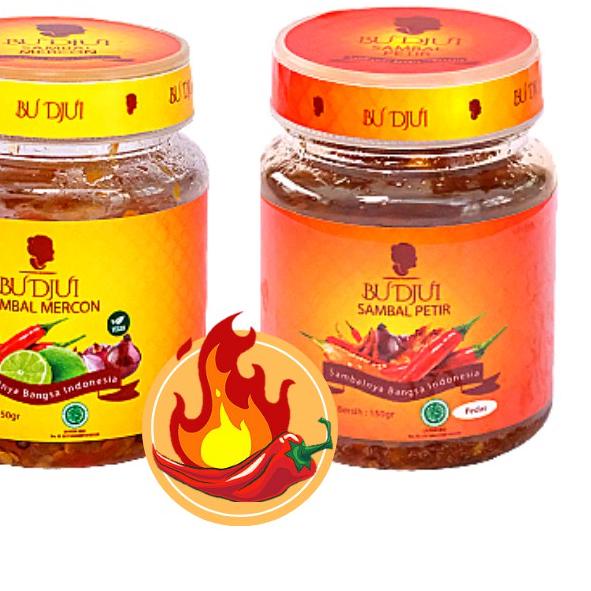 

❁ SAMBAL BU DJUI Paket Hemat Pedas Gila Mercon + Petir ➥