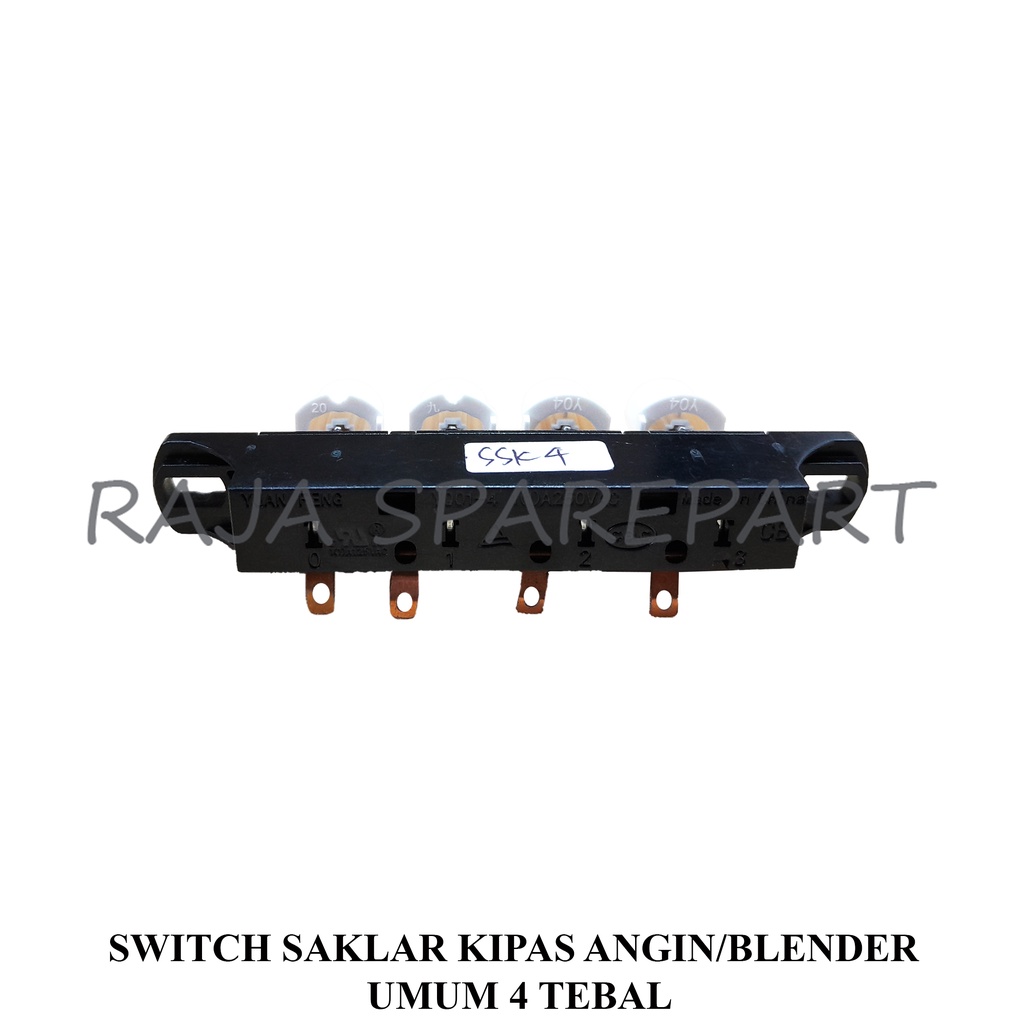 SWITCH/SWITCH SAKLAR/SWITCH SAKLAR KIPAS ANGIN/BLENDER UMUM 4 TEBAL