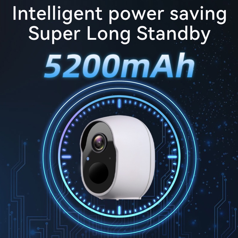 SINOVISION S1 2K cctv baterai kamera keamanan CCTV kamera keamanan WIFI kamera cctv kamera ponsel PC deteksi gerakan universal inframerah penglihatan malam 100% nirkabel