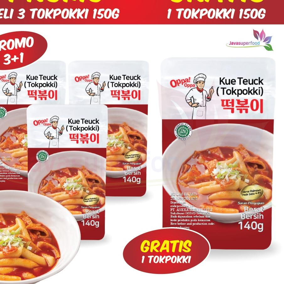 

❄ [BELI 3 GRATIS 1] Paket Tteokbokki tokpokki tokpoki 100g + Saus 50g ☼