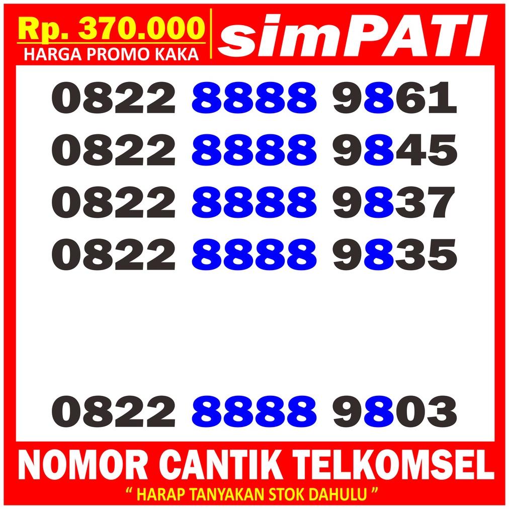 Nomor Cantik LOOP 8888 - Nomor Cantik Telkomsel 8888 - Nomor Cantik Simpati 8888 - Simpati 888898 - Simpati 888899 LOOP 8888 9598 9590 9091 non simpati 11 Digit