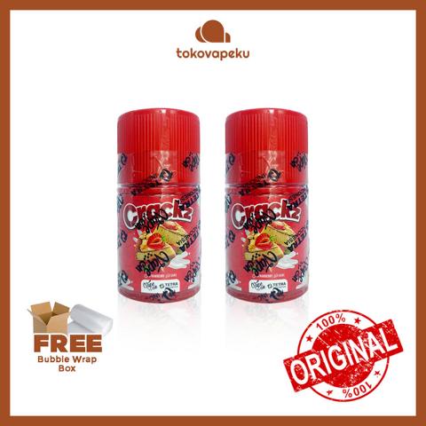 CRACKZ V5 STRAWBERRY POUNDCAKE CRACKZ 60ML by TETRA INDONESIA