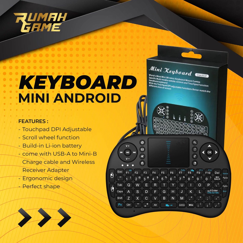 Keyboard Mini Wireless / Keyboard tv box / keyboard Tv