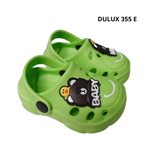 SENDAL ANAK DULUX-355 E Sandal Baby Selop Anak UNISEX Motif Beruang 20-25