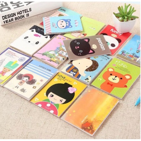 

Buku Tulis Mini Motif Kartun Cartoon Mini Note Book Buku Catatan Memo Pad Lucu Buku Tulis Kartun Kecil Motif Karakter