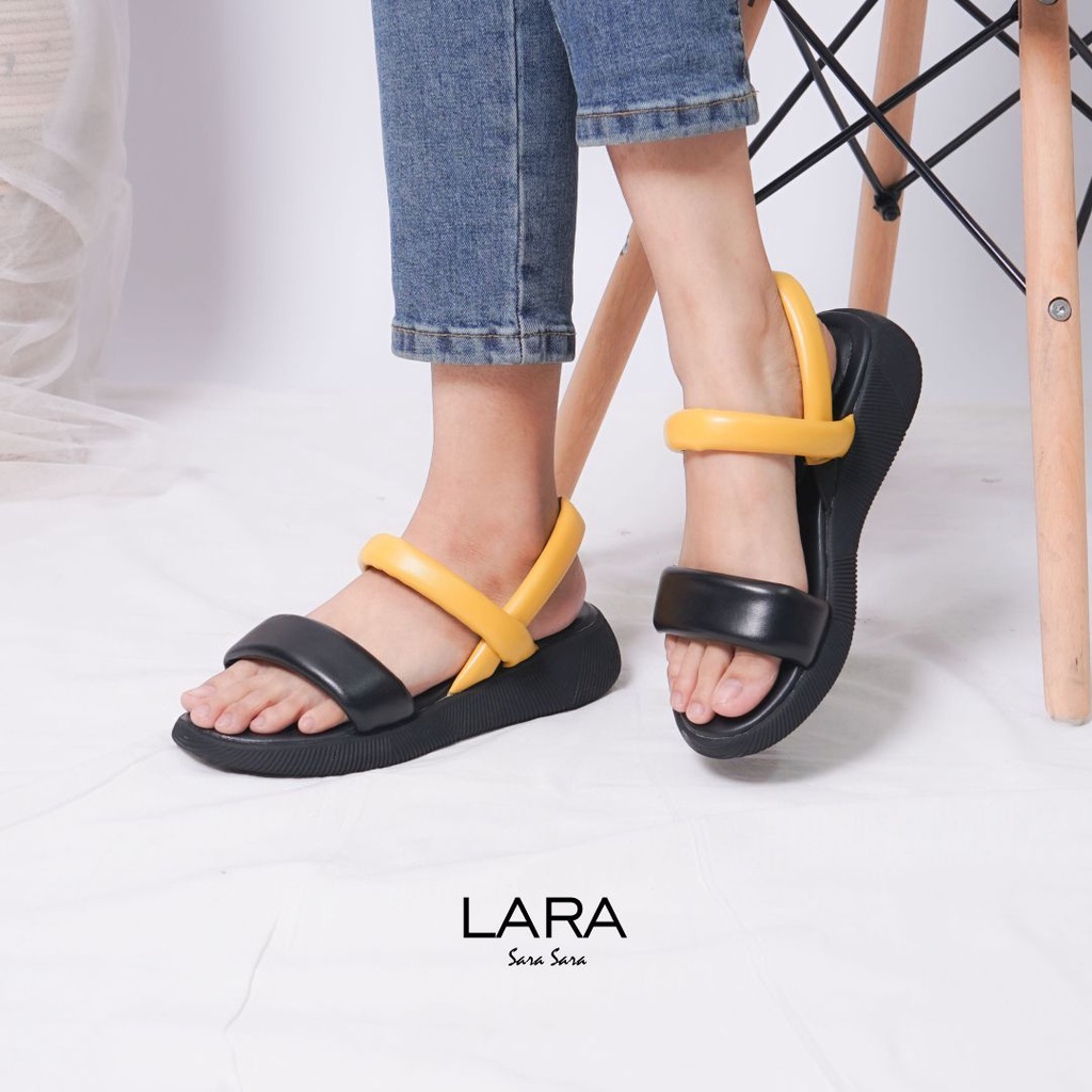 Sara Sara LARA Sandal Tali Wanita sandal wedges tali sandal empuk terbaru