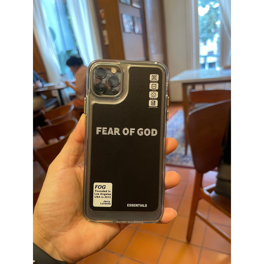 Case Fear OF GOD ESSENTIALS BALENCIAG* IPHONE X 11 12 13 14 SAMSUNG S22