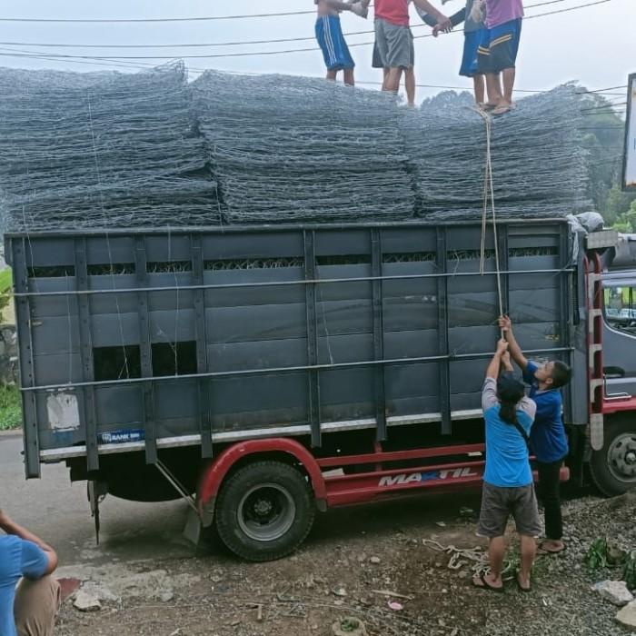 Bronjong Kawat ukuran 2 x 1 x 0.5