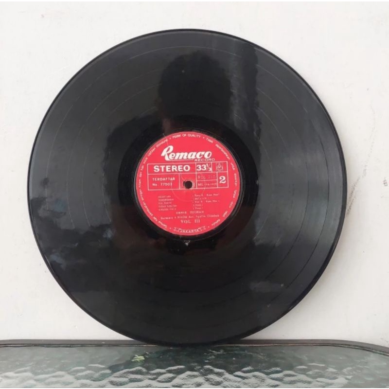 Vinyl Piringan Hitam 12 inch Ernie Djohan - Koes Plus - Kolam Susu dll