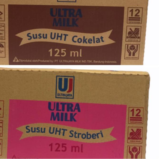 

✿ Ultra Milk UHT 125ml X 40pcs pengiriman dg kargo max 2dus/resi ➣