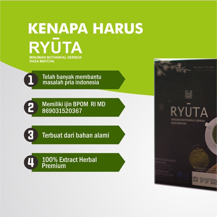 Obat Kuat Pria Tahan Lama Herbal Ryuta Ejakulasi Impotensi Permanen