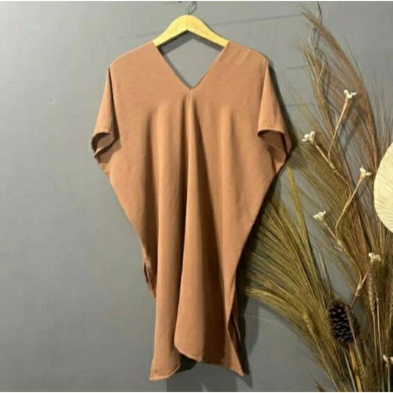1 KG Muat 3 PCS / COMBO HEMAT  Nagita Long Square CRINKLE + Legging SPANDEX PREMIUM-MOCCA + LEGGING