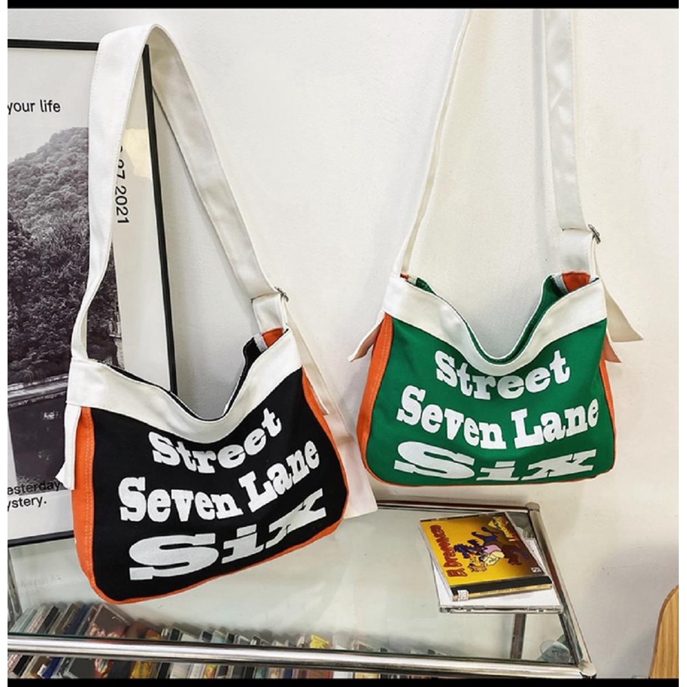 MORMON SEVENLINE - Tote Bag Wanita Tas Selempang Wanita Tote bag Kanvas