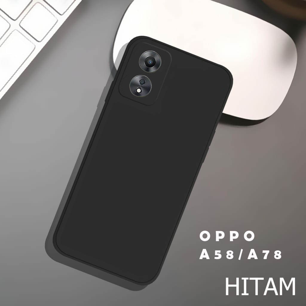 Case Oppo A58 / A78 - Softcase Camera Protect Oppo A58/A78 - Case Hp Oppo A58 /A78 - Casing Handphon