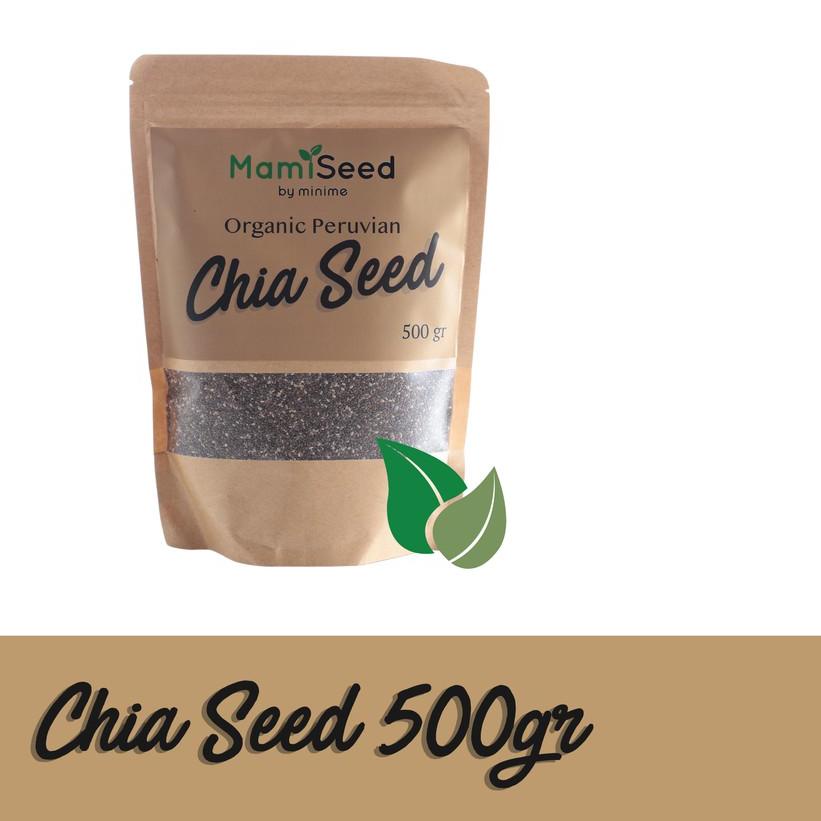 

➲ Mamiseed Black Organic Chia Seed 500gr ➹