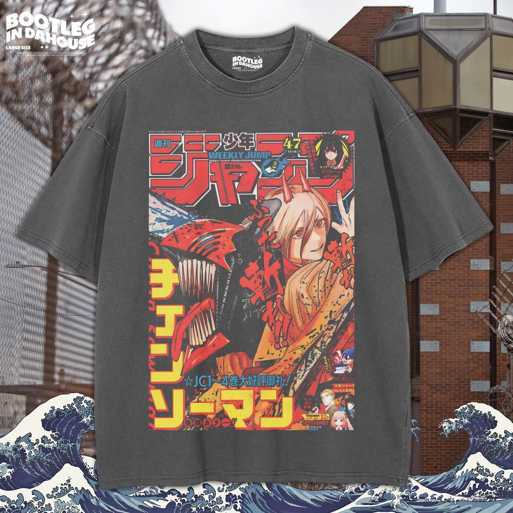 CHAINSAW MAN Oversize T-shirt / Kaos Oversize CHAINSAW MAN