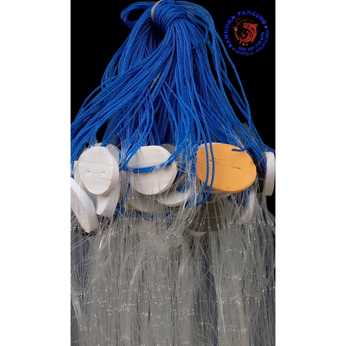 Jaring Ikan Siap pakai 3 Lapis Tinggi 1,5m Panjang 20m