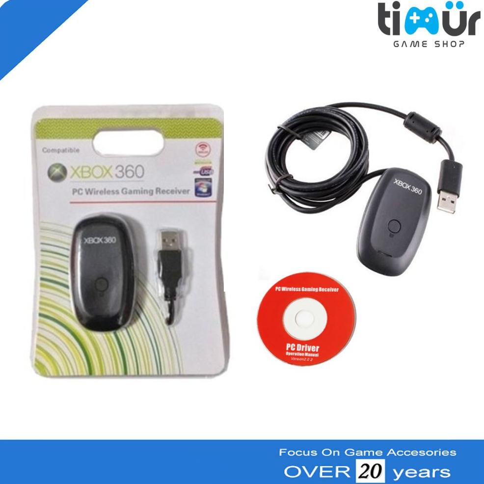 Receiver Stik Stick Xbox 360 Wireless Gaming Dongle For PC Windows