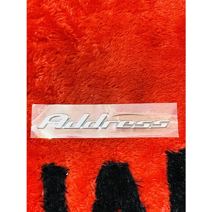 EMBLEM LOGO ADDRESS-EMBLEM ADDRESS SUZUKI ADDRESS ORIGINAL SGP