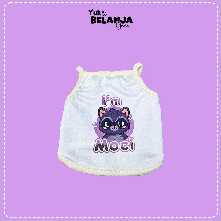 Baju Kucing Bahan Poliester Croptop Animal Spirit Series / Baju Kucing anjing kelinci / Size S-XL / Yuk Belanja Gaes!