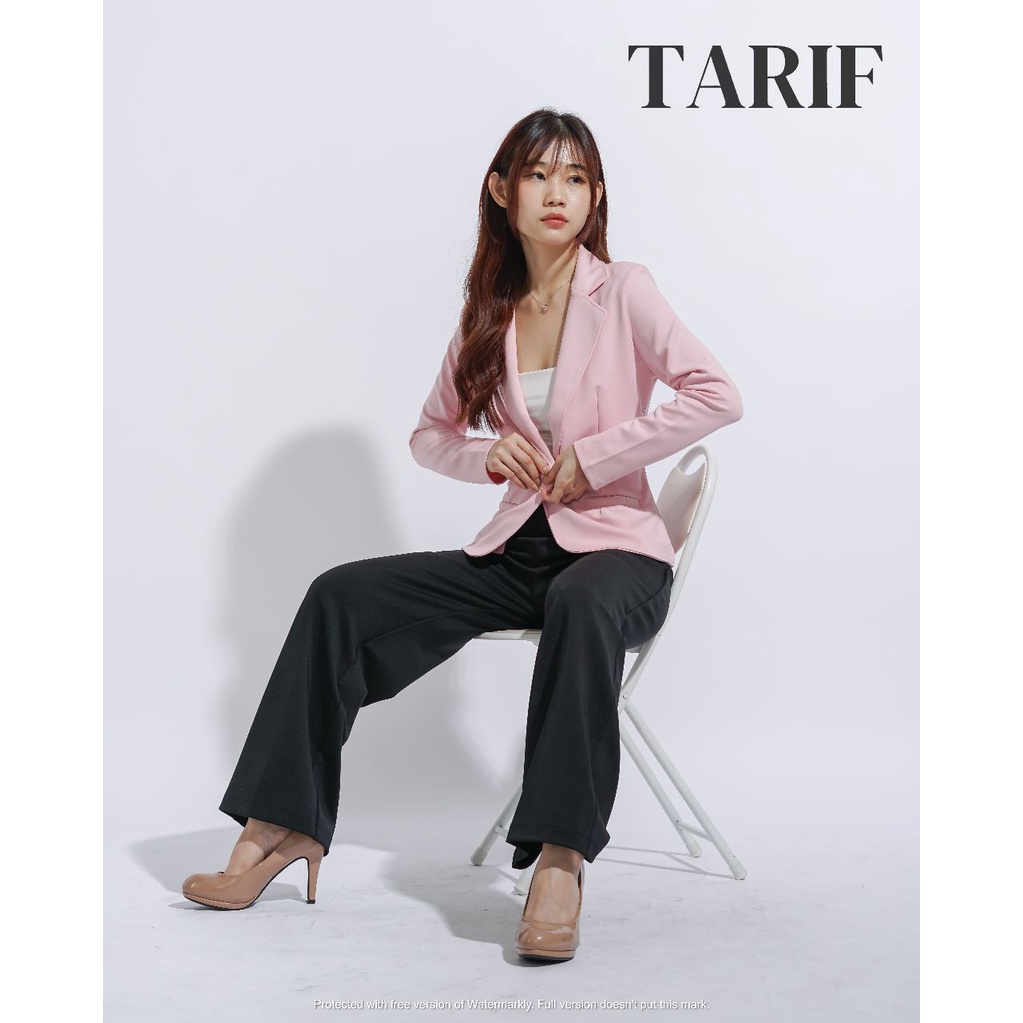 Nagita Blazer Kancing By TARIF - Atasan Wanita Blazer Kantor - Pakaian Kantor