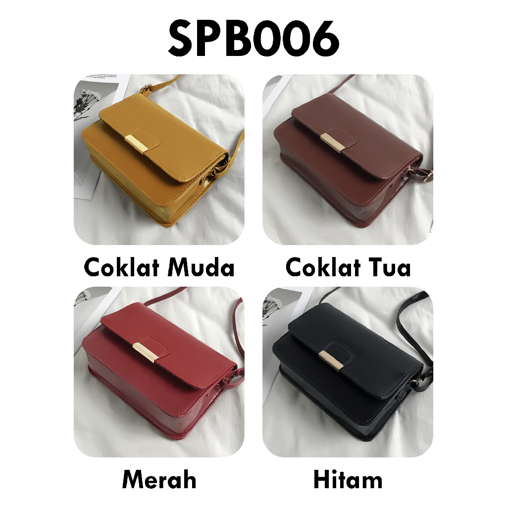 FYGALERY SPB006 Tas Slingbag Selempang Wanita Polos Woman Fashion Murah