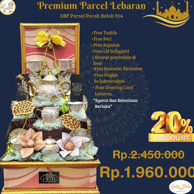 

Parcel Lebaran Gbf 914, Parcel Teaset, Hamper Lebaran,Parcelpecahbelah Istanasembakoo