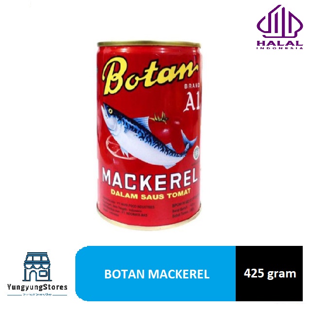 

Sarden / Ikan Kaleng Botan Mackerel A1 425 gram