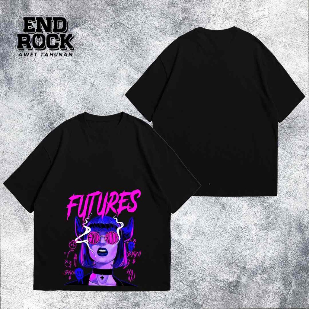 Kaos Oversize Original Endrock Tema Futures