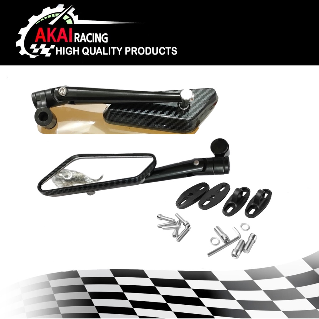 Spion Circuit Akai Racing Original Spion Model Rizoma Spion Sirkuit Universal Nmax,Pcx,Adv,Xmax,Aerox,Vario,Mio,Vixion,R15,Cbr150r,Ninja Dll