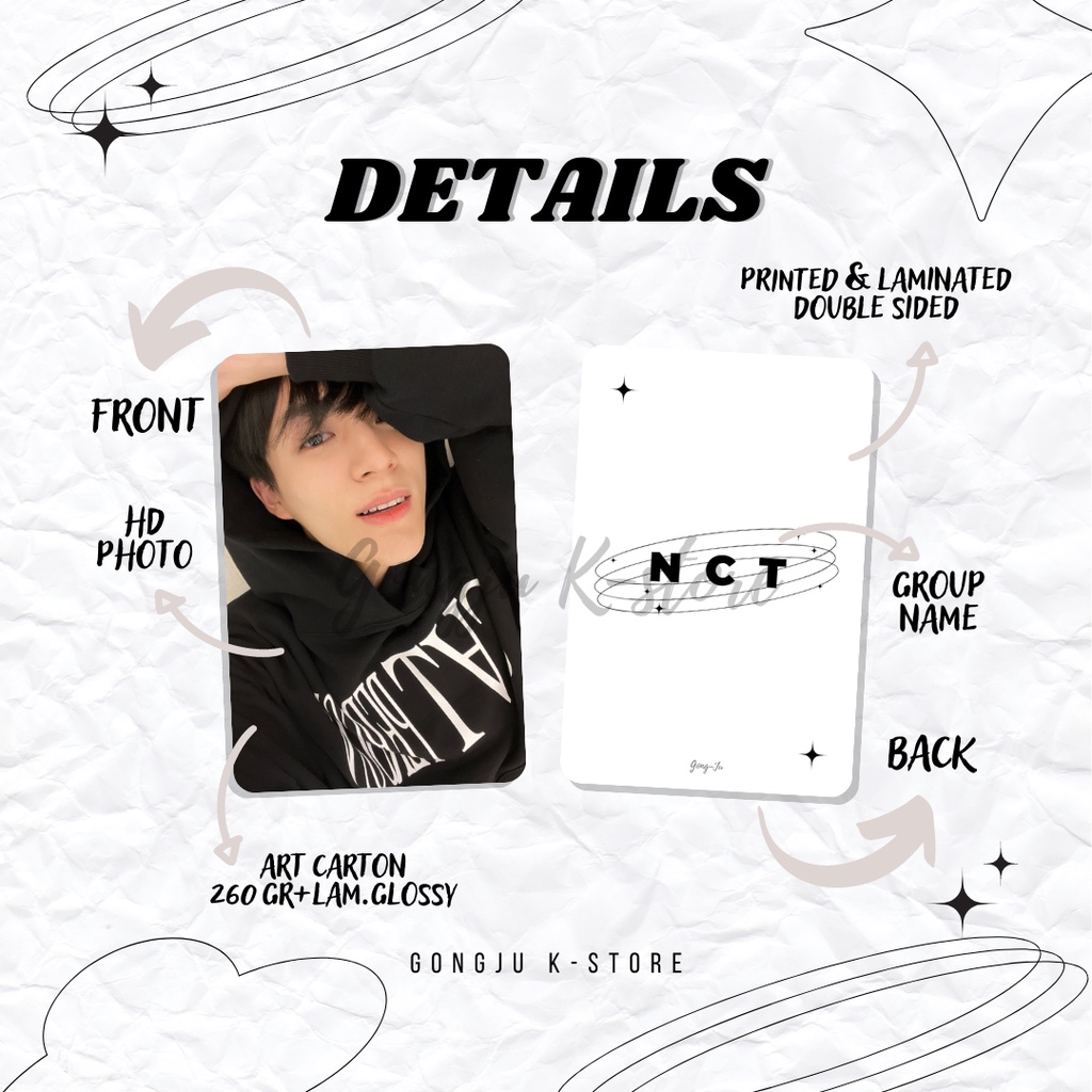 [ COD ] NCT 127 NCT DREAM WAY V SELCA PHOTOCARD SET