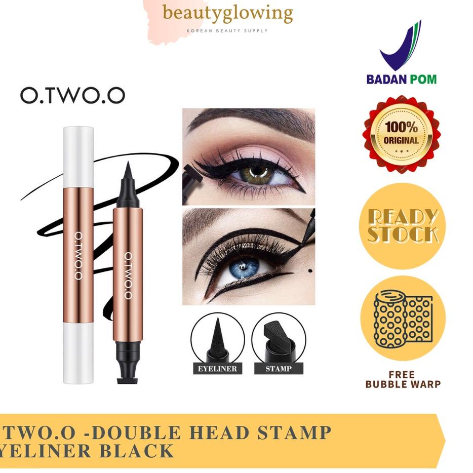 Id d2D7p [BPOM] OTWOO Double Head Stamp Eyeliner Black