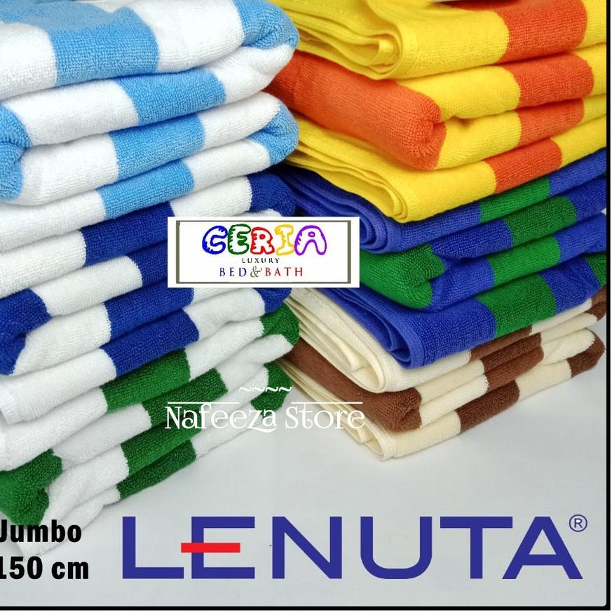 ➺ HANDUK MANDI PANTAI JUMBO - POOL / BEACH TOWEL NST BY LENUTA STRIPE SIZE  cm ✷