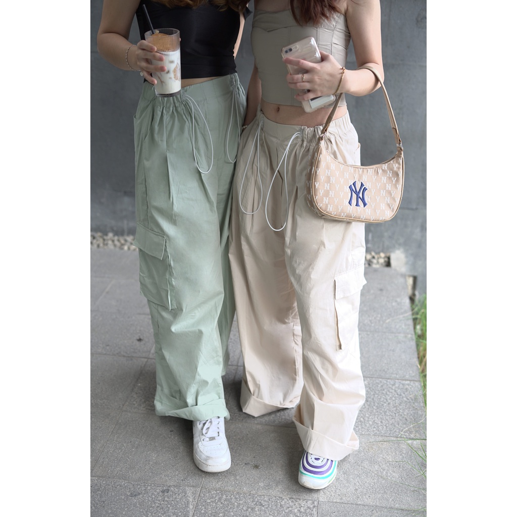 MEGHAN PANTS | parachute cargo pants Y2K