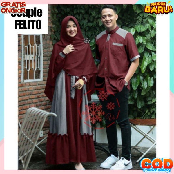 Pakaian Cuple Pria Dan Wanita Gamis Couple Suami Istri Bj Kopel Pasangan Kekinian Baju Couple Suami 