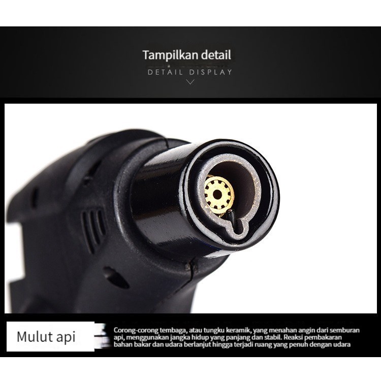 Firetric Korek Api Gas Butane Torch Jet Windproof LIGHTER