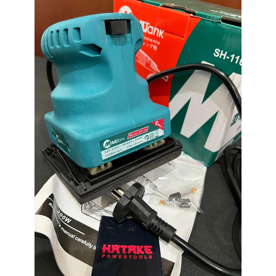 Xaviertaran Mailtank Sh116-Elektrik Sander Mesin Amplas Kayu Mesin Amplas Tembok Sh116-Electric