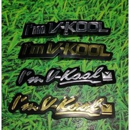 emblem VKOOL emblem kaca mobil