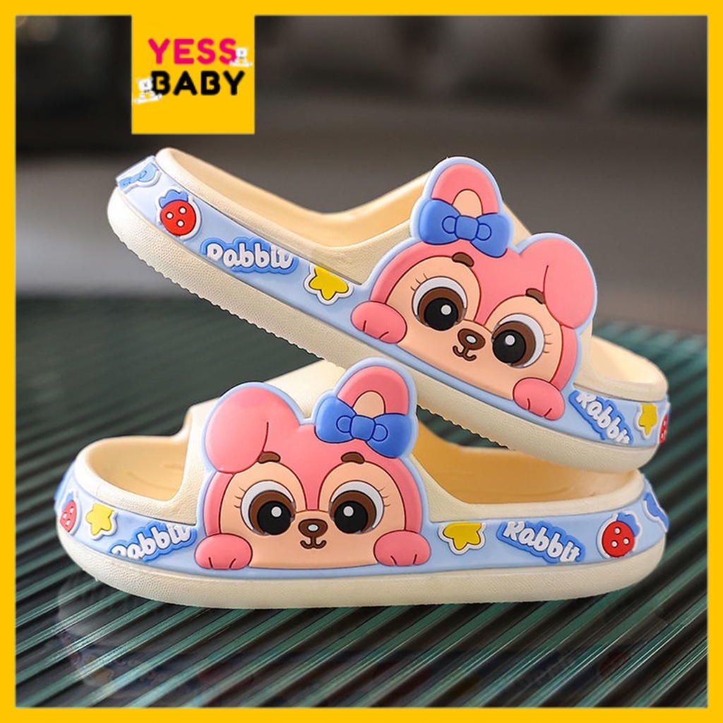 [COD] yessbaby STELLA DINO sandal Anak Laki-laki/Perempuan Bahan Karet Model Lucu Termurah Sepatu sendal Import Fahion sandal slop Terbaru Kekinian