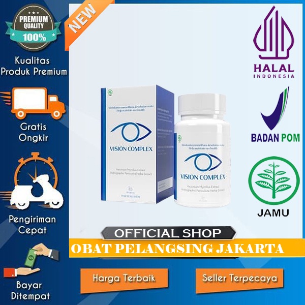 BISA COD | Vision Complex Asli Obat Herbal Minus Katarak Rabun Original