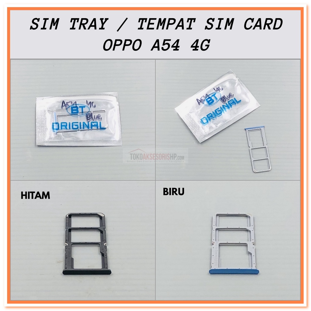 SIM TRAY OPPO A54 4G / SIM LOCK / TEMPAT SIM CARD / SLOT KARTU