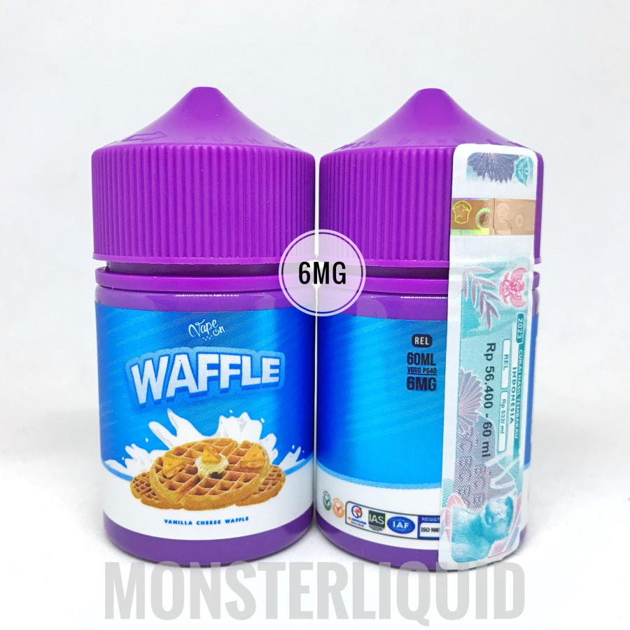 WAFFLE V1 VANILLA CHEESE BY JAVA JUICE X VAPEON 6MG 60ML