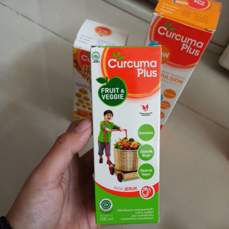 Curcuma Plus Grow Emulsion Suplemen Vitamin Anak Penambah Nafsu Makan