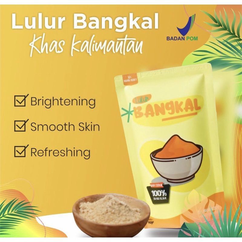 [BELI 2 PCS Gratis 1 KHUSUS 10 GRAM] Lulur rempah Bangkal pemutih badan 100% original 30 gram | Lulur bangkal Rempah | Bedda lotong hitam 50 gram-2