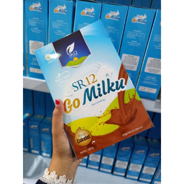 GO Milkku SR12 Halal Susu Kambing Etawa Premium| Susu Kambing Etawa Original| Susu bubuk Murni| Susu Kambing Bubuk 100% original| BPOM