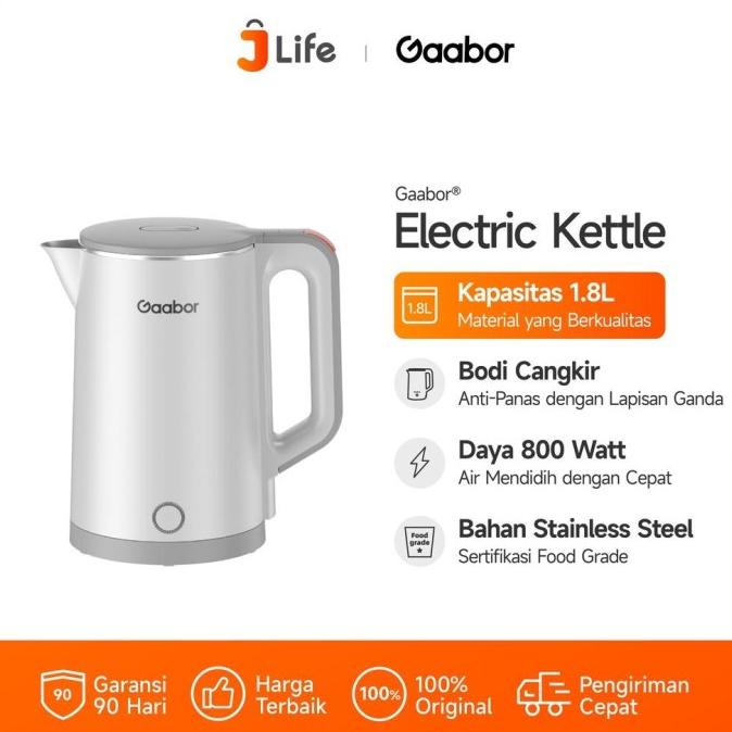 Jlife - Gaabor Electric Kettle/Teko Listrik/ Alat Untuk Pemanas Air Cloudsbunny_