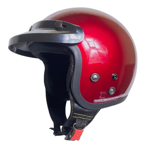 Helm Bogo Retro JMC Hitam Doff SNI PET