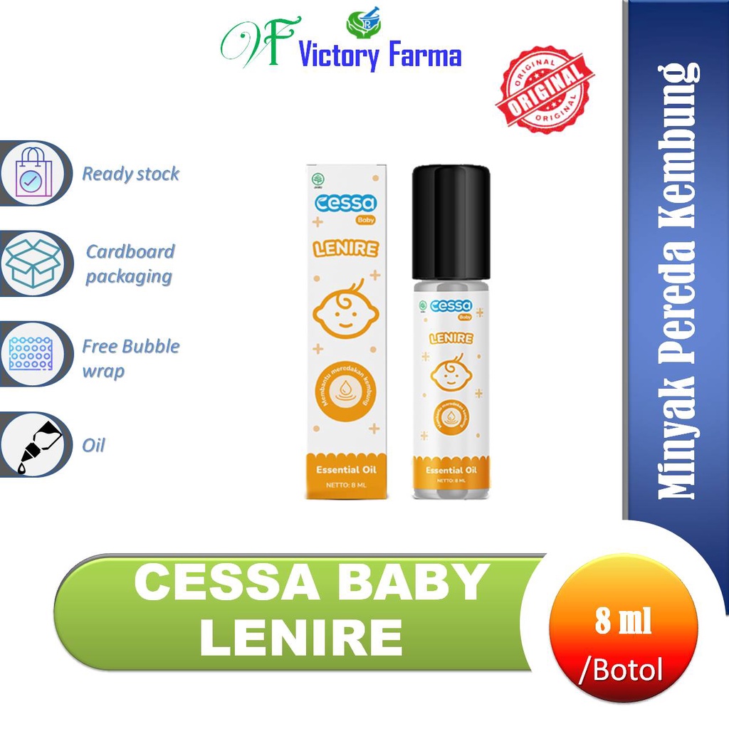Cessa Baby Lenire Botol @ 8 ml/ Meredakan Kembung/menghangatkan tubuh bayi