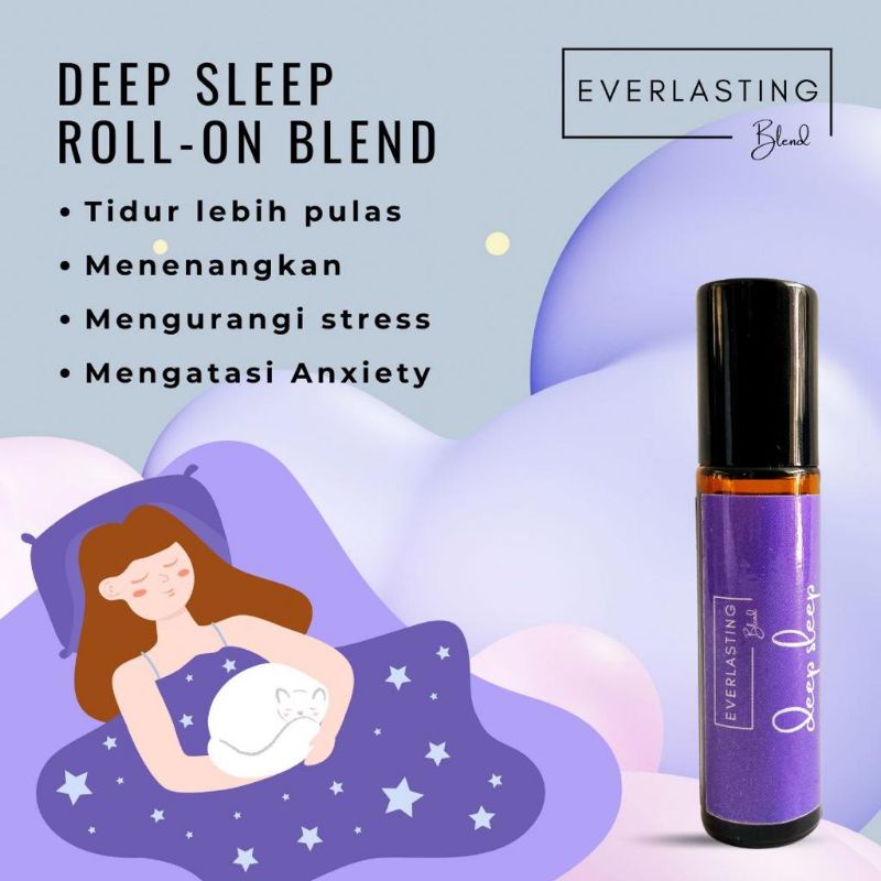 Deep Sleep - Essential oil Blend kemasan Roll on 10ml